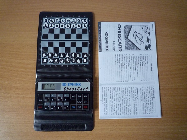 CXG Sphinx Chesscard  1 15 x 15