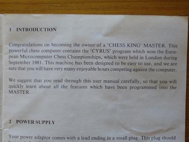 Chess King Master  9  15 x 15