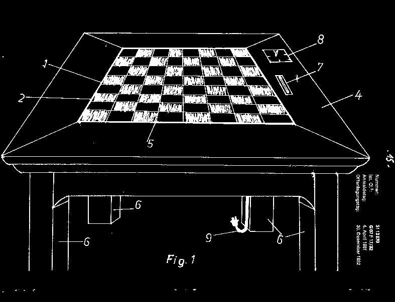 Coin Operated Arcade Chess Computer neg