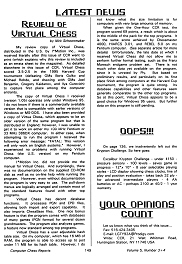 Computer Chess Reports Front Page 1995 Addendum Nos 3-4  18 x 18