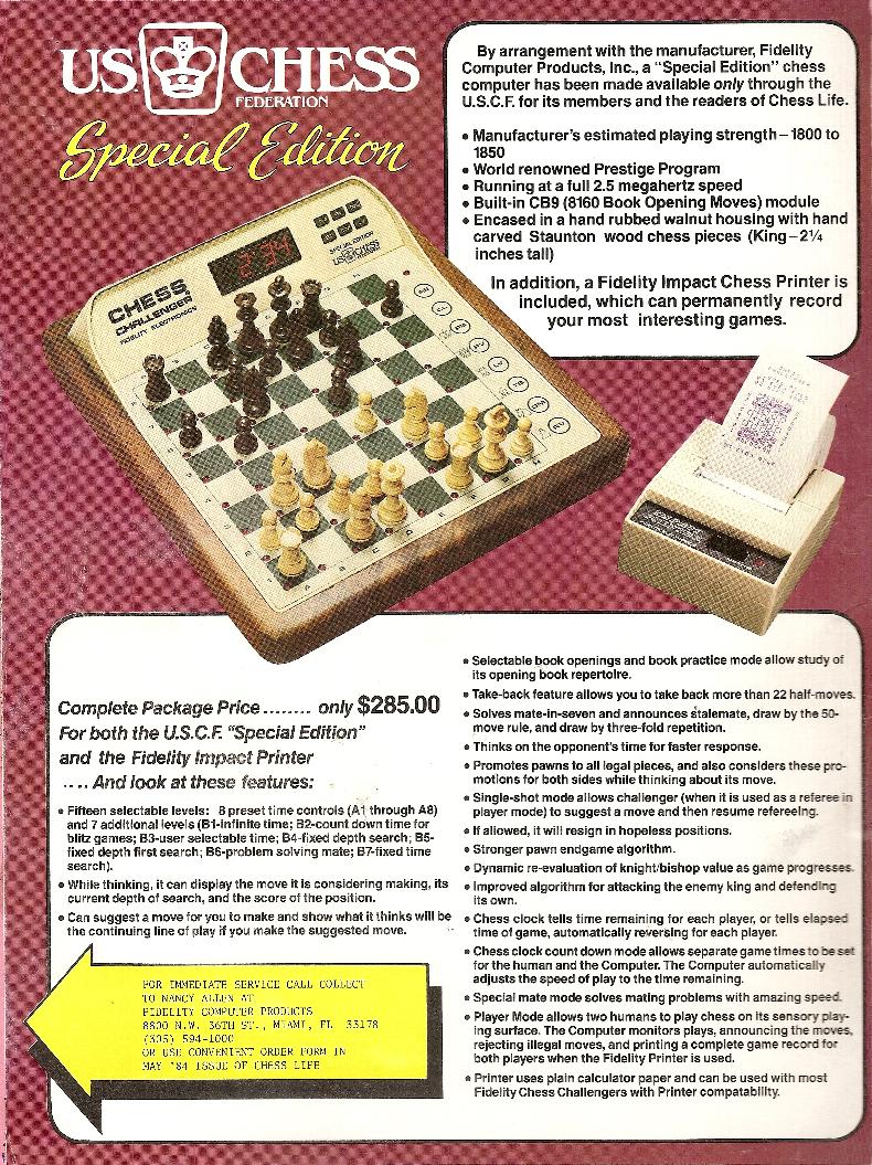 Fidelity USCF Special Edition  Advert 1
