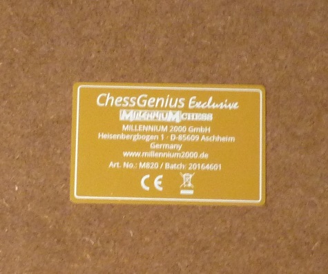 Millennium ChessGenius Exclusive 4 5 x 5