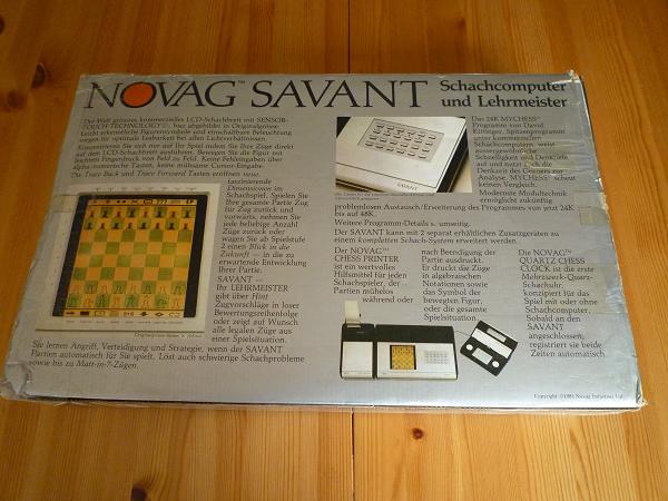 Novag Savant II  2 15 x 15